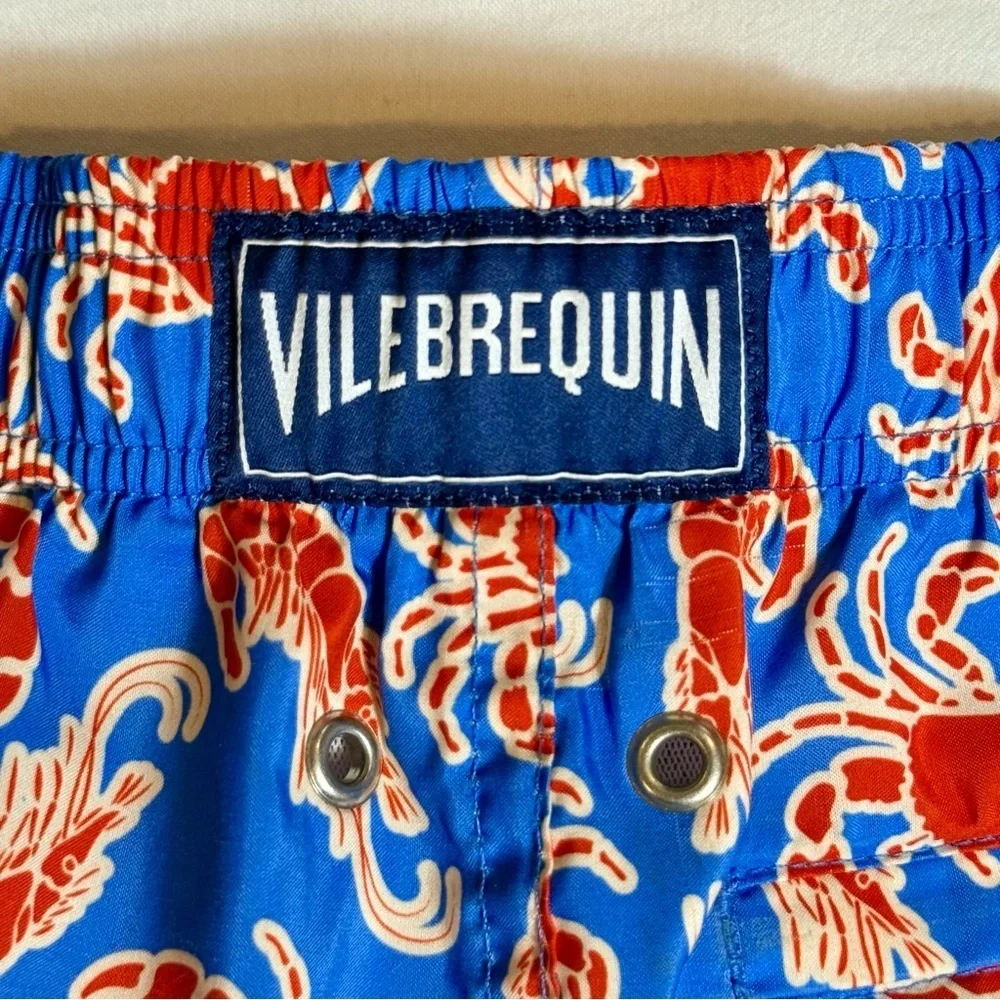Vilebrequin Swim Trunks Boys 4 4T Crab ‘N’ Shrimp Bathing Suit Summer Beach Pool